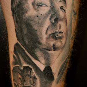 Tattoo Portrait on the Leg